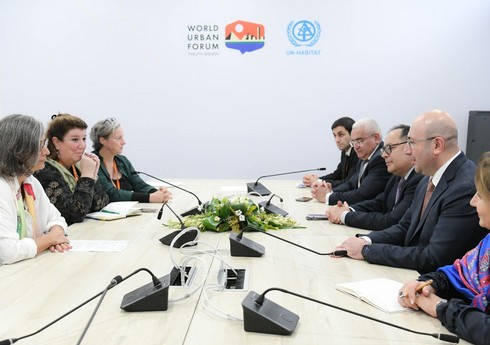 Анар Гулиев встретился с исполнительным директором UN HABITAT