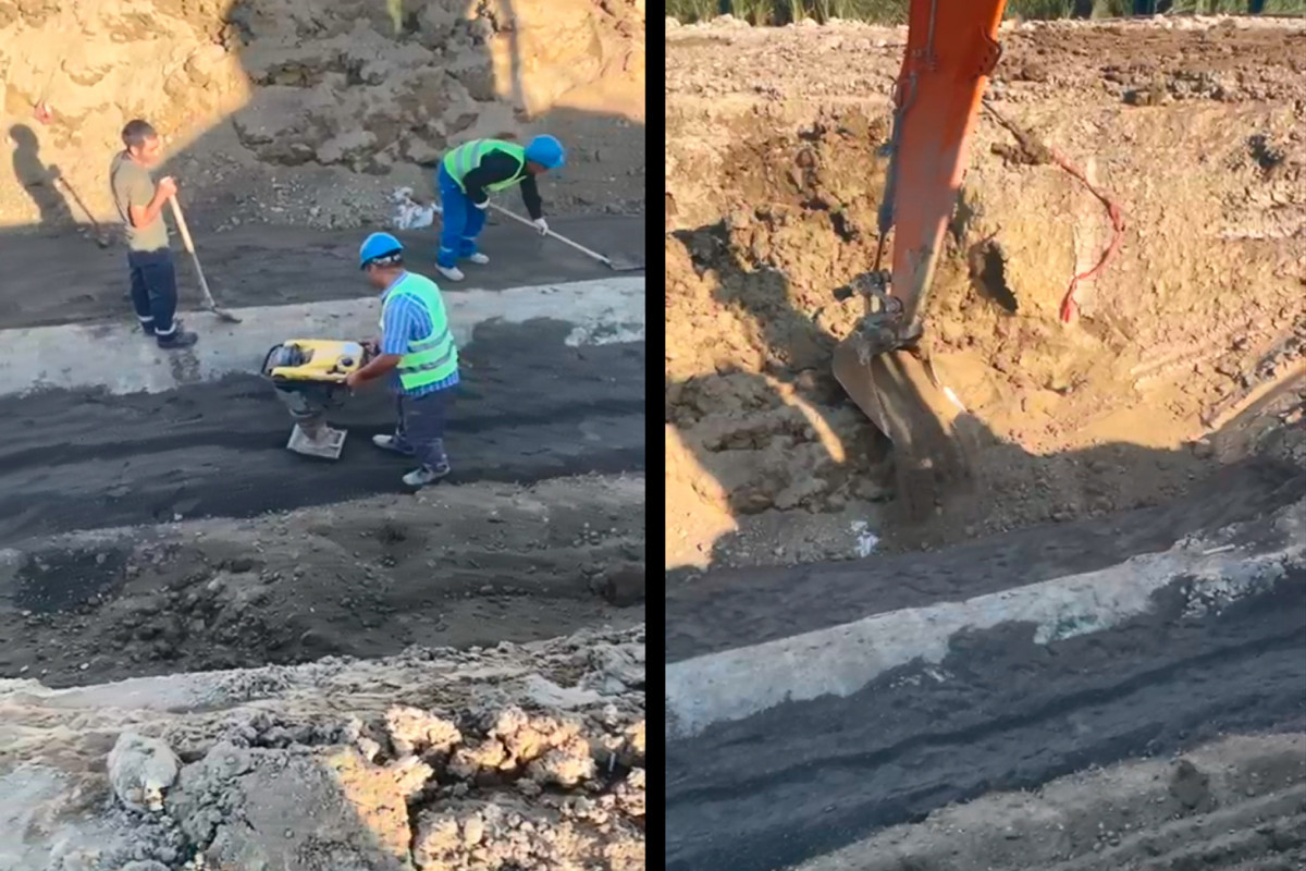 Авария на водопроводе Огуз-Габала-Баку устранена