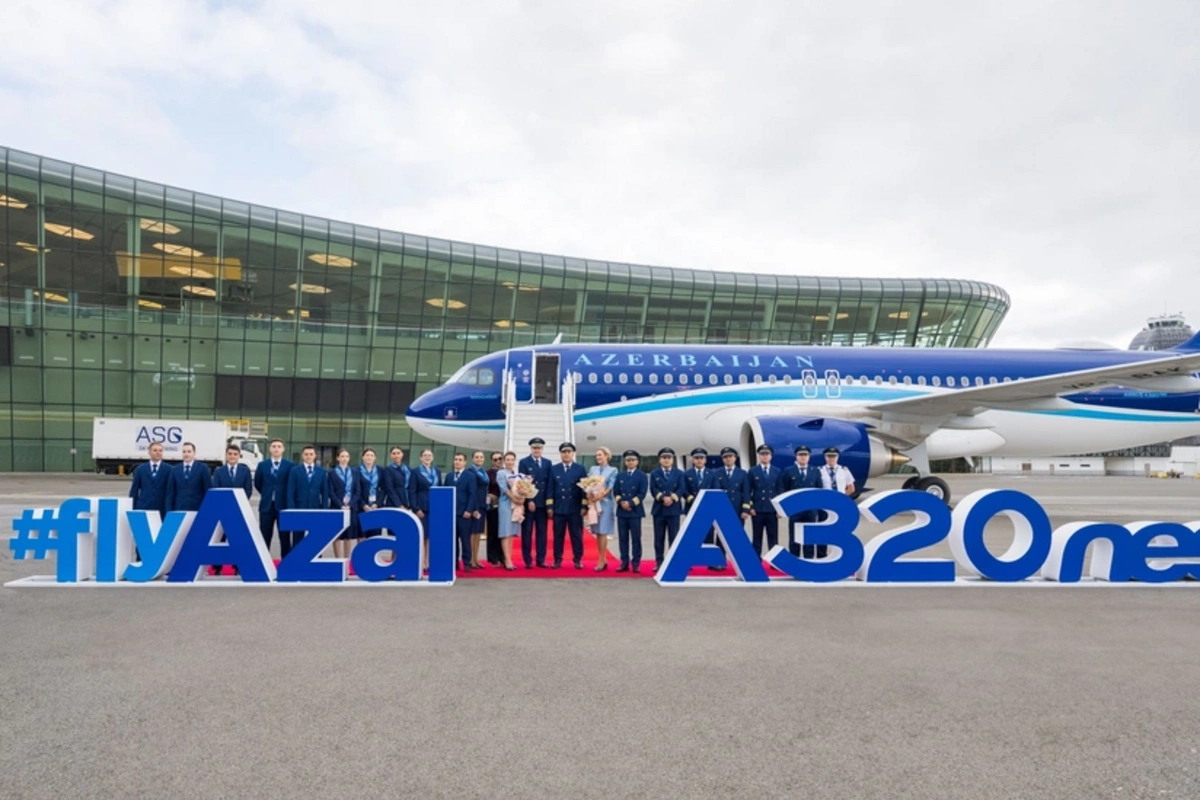 AZAL пополнил флот новым самолетом Airbus A320neo