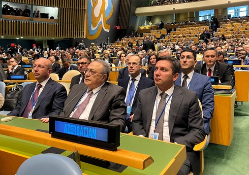 Азербайджанская делегация принимает участие в Саммите будущего ООН