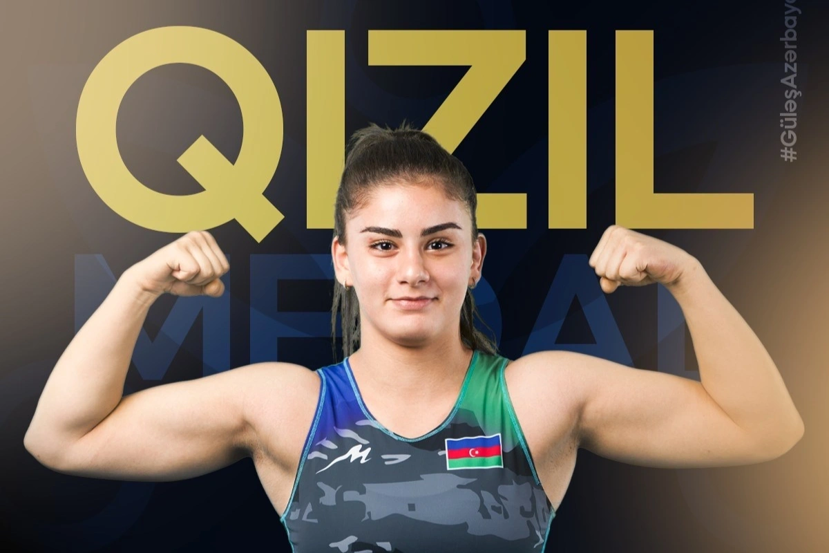 Азербайджанская спортсменка завоевала золото на чемпионате Европы по борьбе