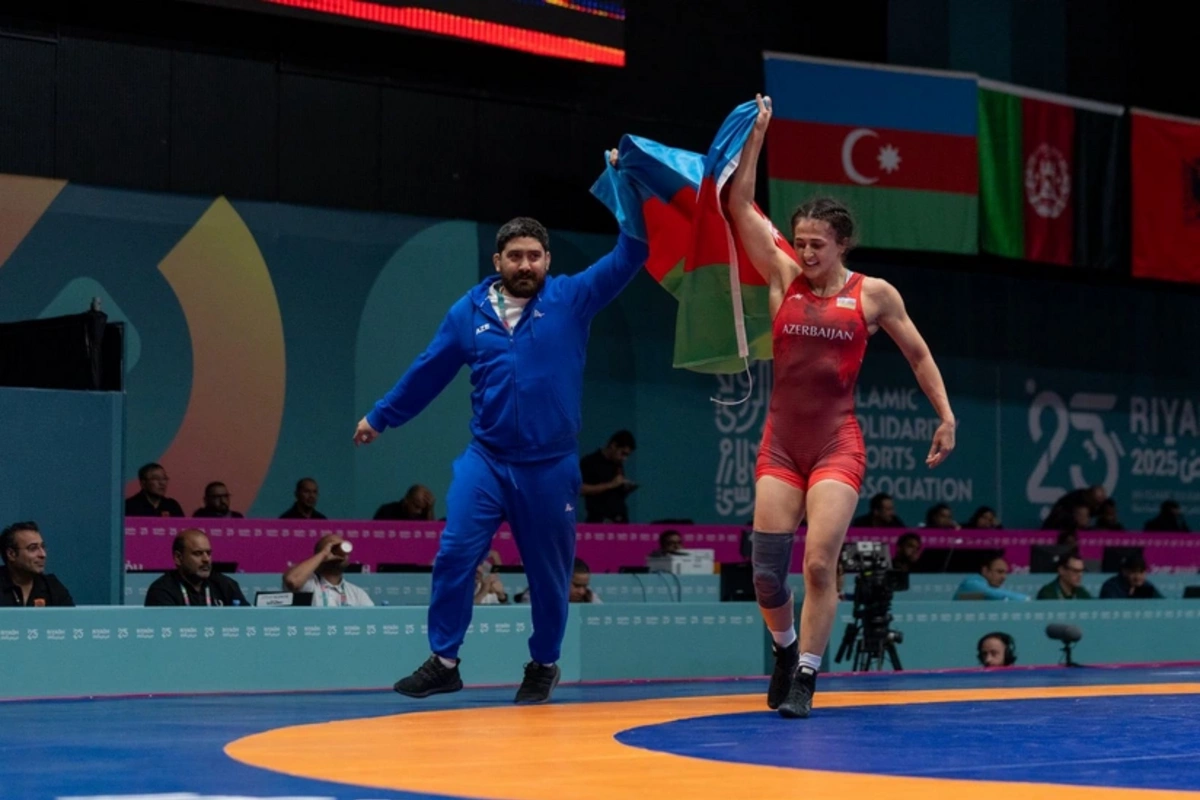 Азербайджанская женщина-борец выиграла золото Исламиады
