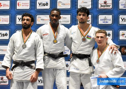 Азербайджанские дзюдоисты завоевали четыре медали в первый день международного турнира в Бельгии