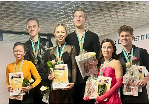 Азербайджанские фигуристы взяли серебро на Edu Sport Trophy