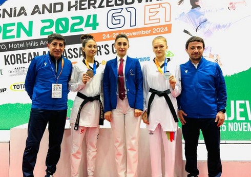 Азербайджанские тхэквондистки завоевали две медали на международном турнире