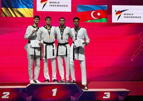 Азербайджанские тхэквондисты завоевали еще три медали на турнире в Турции