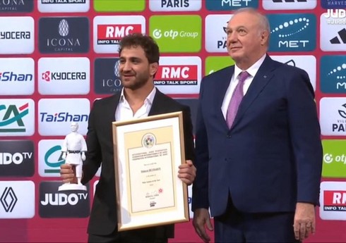 Азербайджанский дзюдоист Хидаят Гейдаров признан "Лучшим дзюдоистом года"