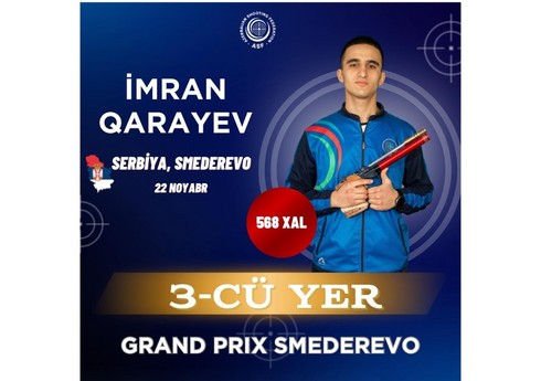 Азербайджанский стрелок завоевал бронзовую медаль на Гран-при в Сербии