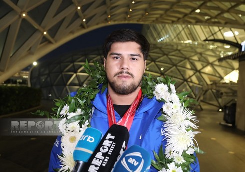 Азербайджанский тяжелоатлет: Я постараюсь достичь еще больших результатов в будущем