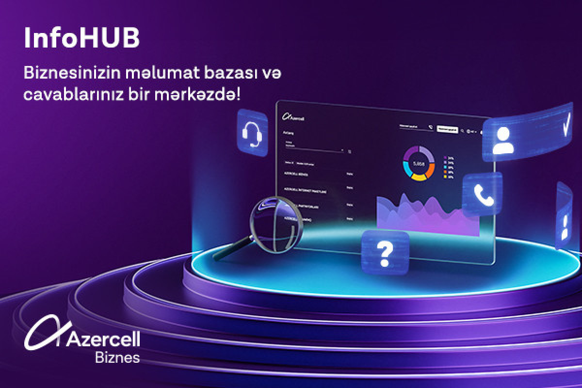 Azercell Бизнес запускает InfoHUB: централизованное управление корпоративной базой данных и эффективное обслуживание клиентов с единой платформы