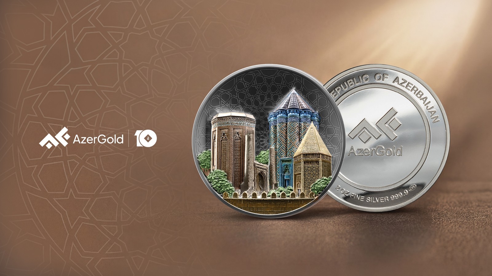 AzerGold представило новую монету «Нахчыван — наследие архитектора Аджеми»