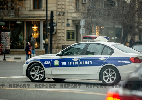 Дорожная полиция обратилась к водителям в связи ограничениями на дорогах в Баку