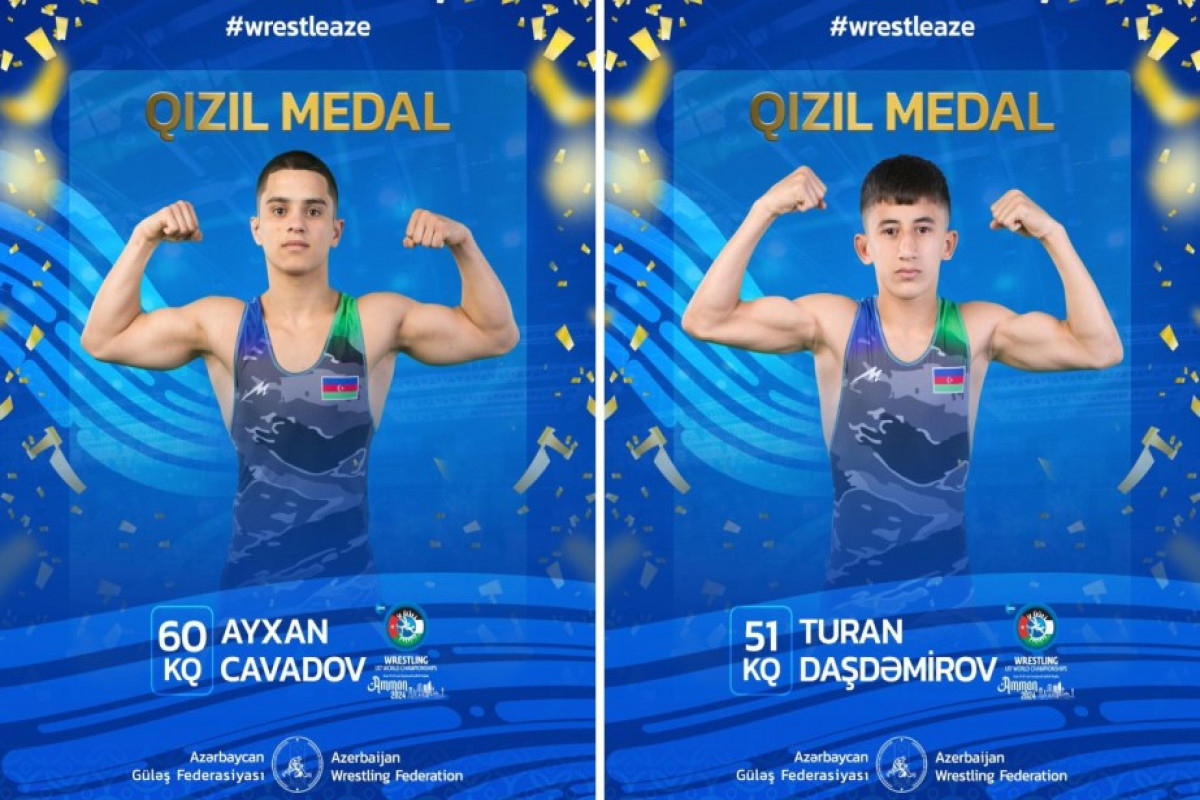 Два борца из Азербайджана стали чемпионами мира