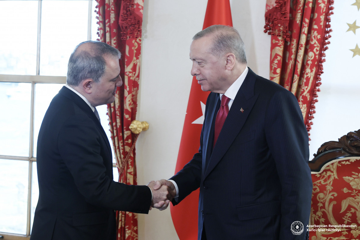 Джейхун Байрамов: На встрече с президентом Эрдоганом вновь подчеркнута важность азербайджано-турецкого сотрудничества-ФОТО