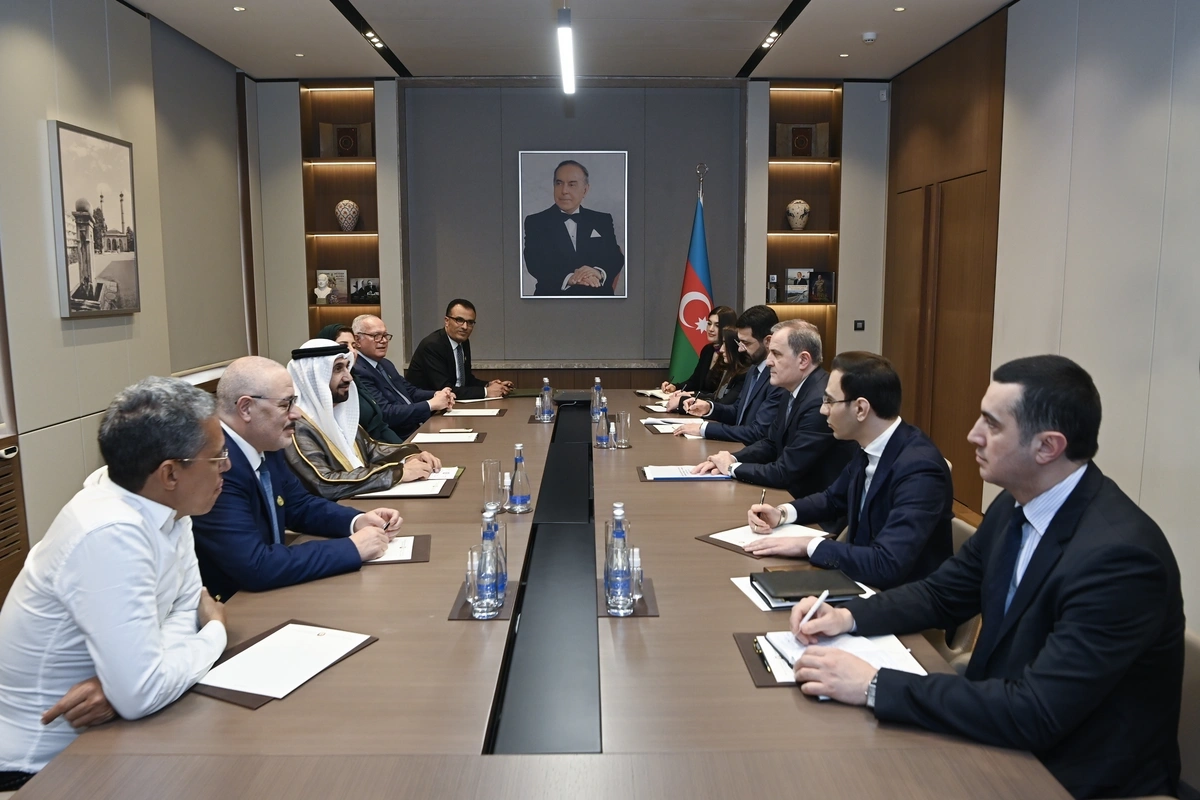Джейхун Байрамов принял делегацию Арабского парламента