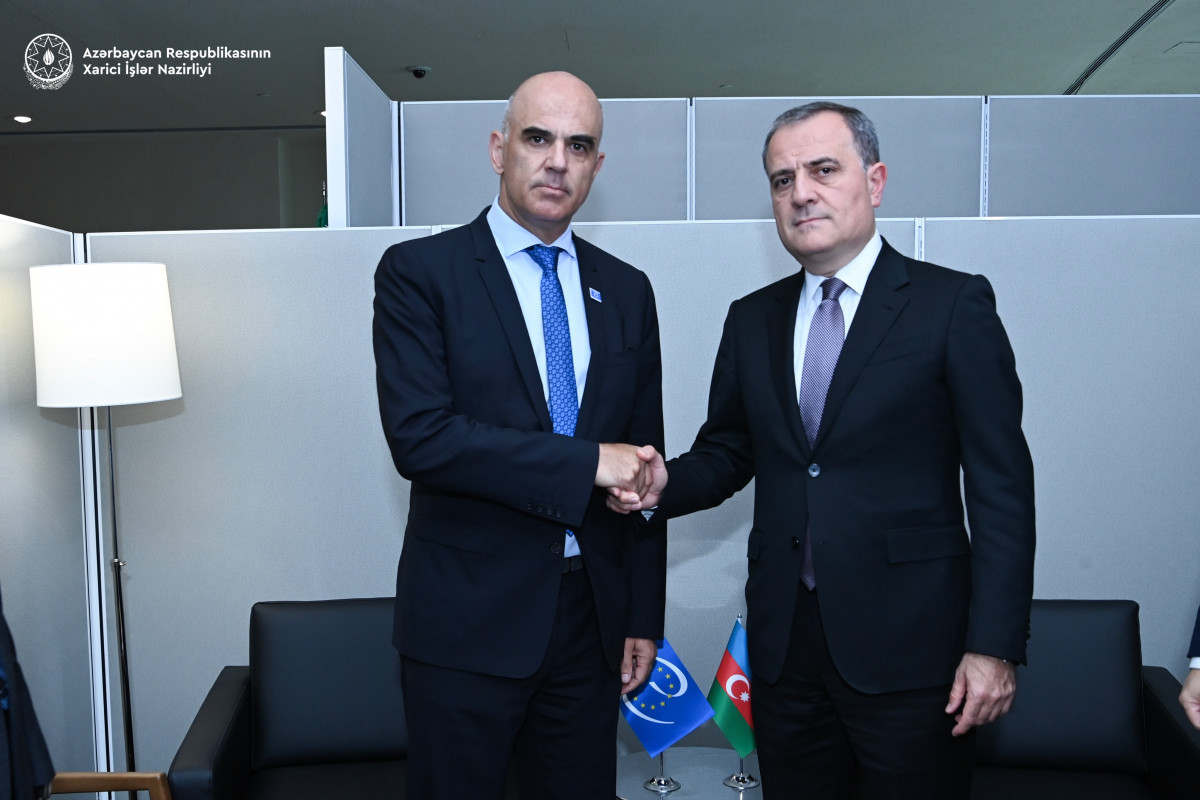 Джейхун Байрамов встретился с генеральным секретарем Совета Европы Аленом Берсе-ФОТО