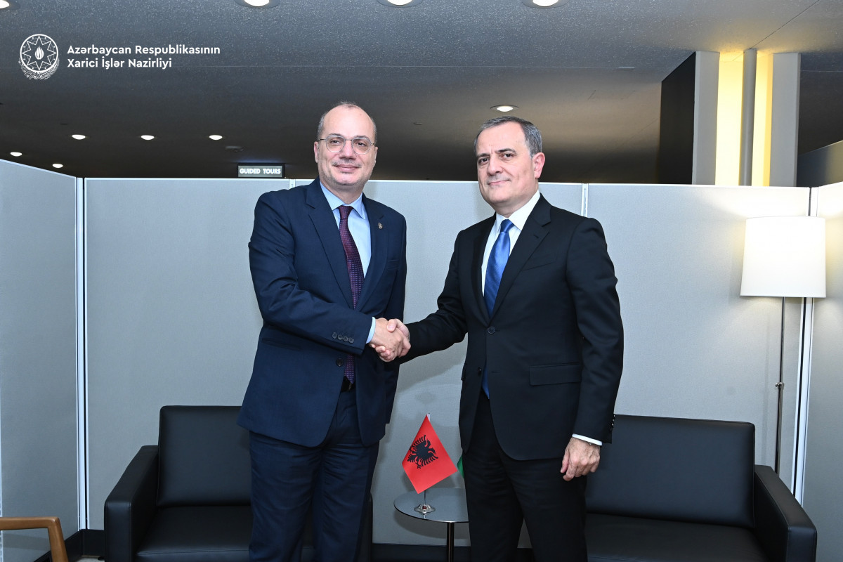 Джейхун Байрамов встретился с министром Европы и иностранных дел Албании Игли Хасани-ФОТО