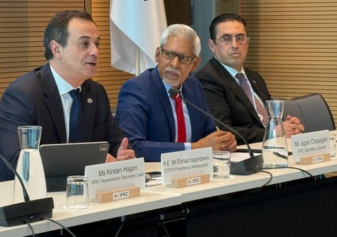 Эльшад Искендеров обсудил на брифинге в ООН Глобальную программу PRR и COP29