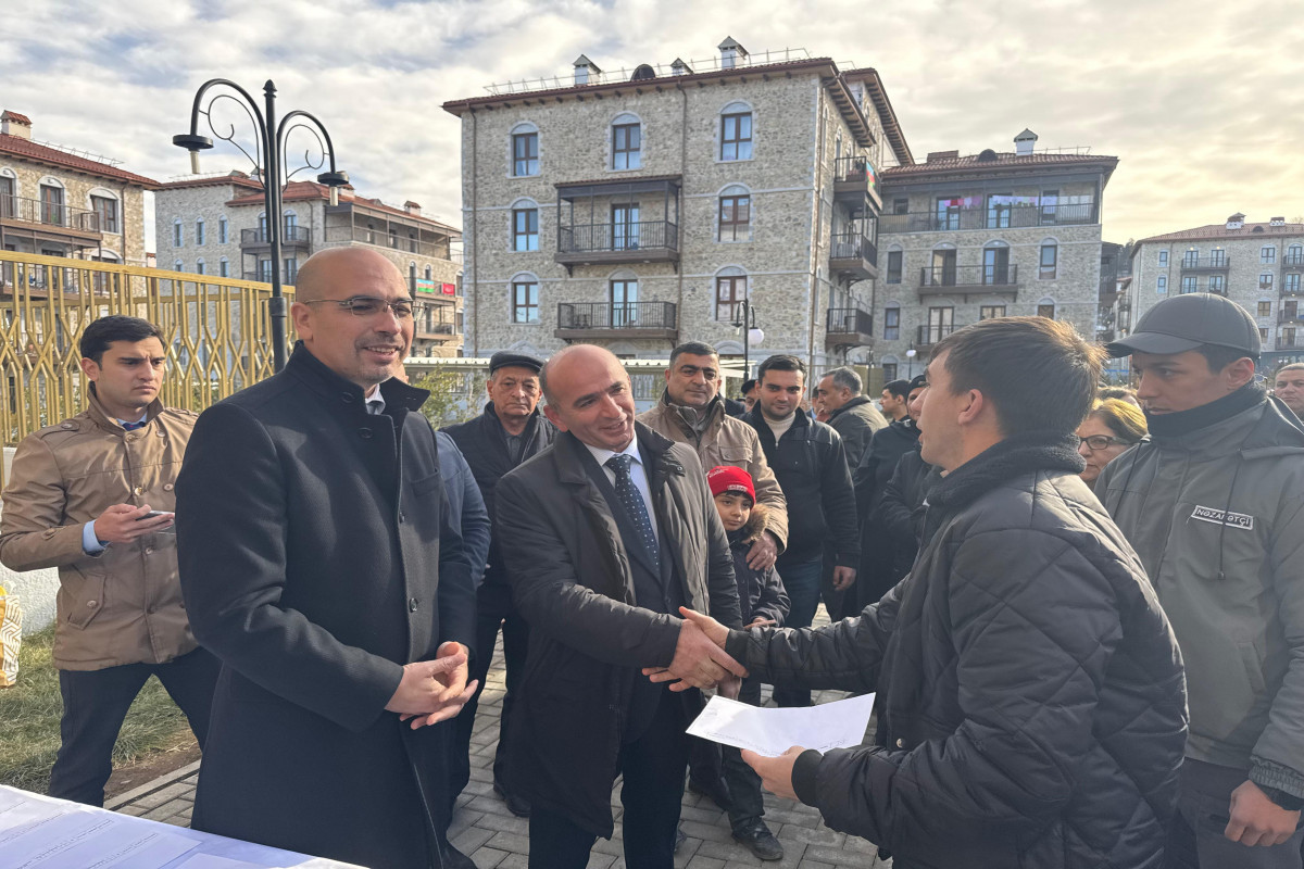 Еще 51 семье, вернувшимся в Шушу, вручены ключи от квартир - ФОТО-ВИДЕО-ОБНОВЛЕНО