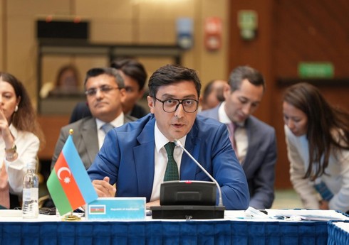 Фарид Гаибов выступил на восьмом заседании министров молодежи и спорта ОТГ