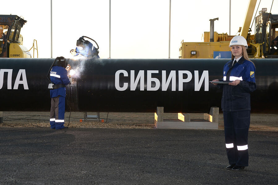 "Газпром" вновь установил исторический рекорд поставок в Китай по "Силе Сибири"