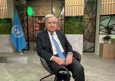 Генсек ООН выразил соболезнования в связи с крушением самолета AZAL в Актау