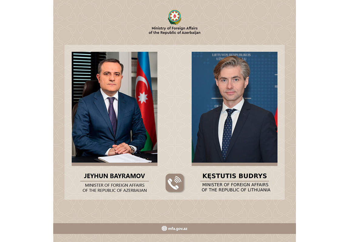 Главы МИД Азербайджана и Литвы провели телефонный разговор, была обсуждена авиакатастрофа