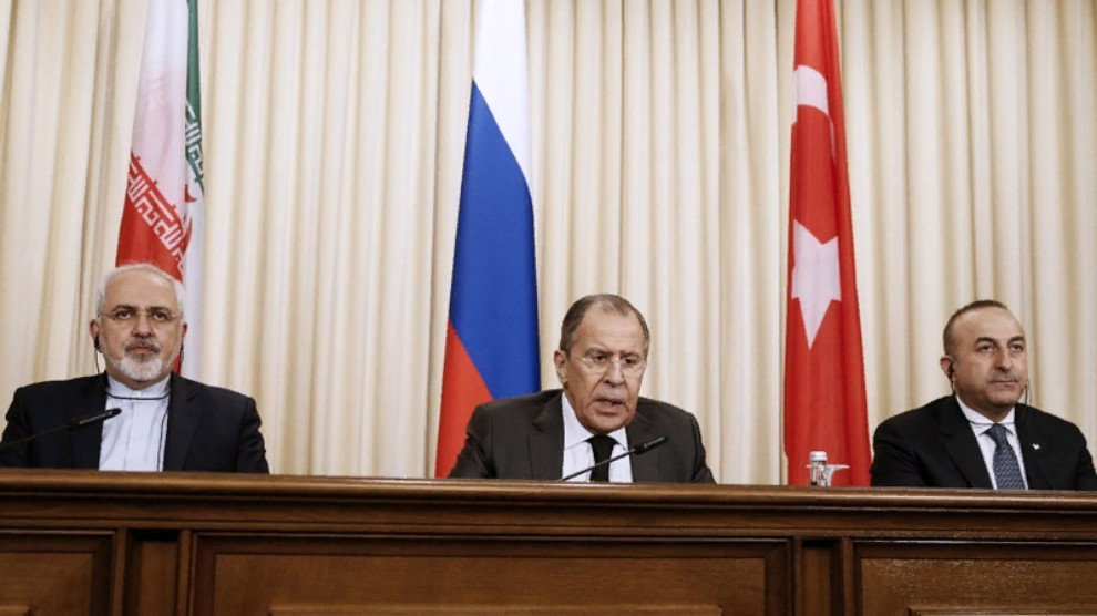 Главы МИД России, Ирана и Турции осудили произвольные авиаудары Израиля по Сирии