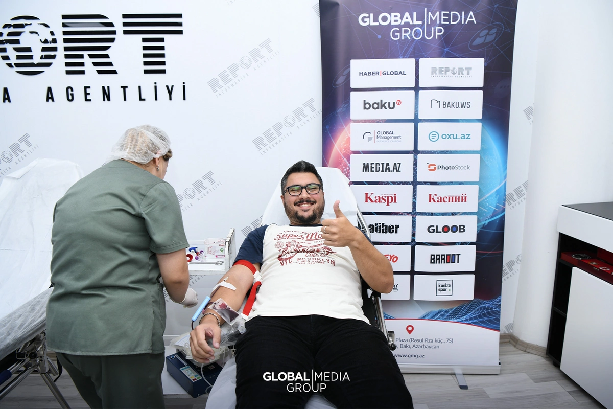 Global Media Group провела акцию добровольной сдачи крови для больных талассемией