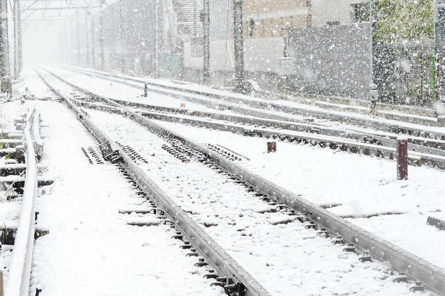 Грузовой состав сошел с рельсов в России