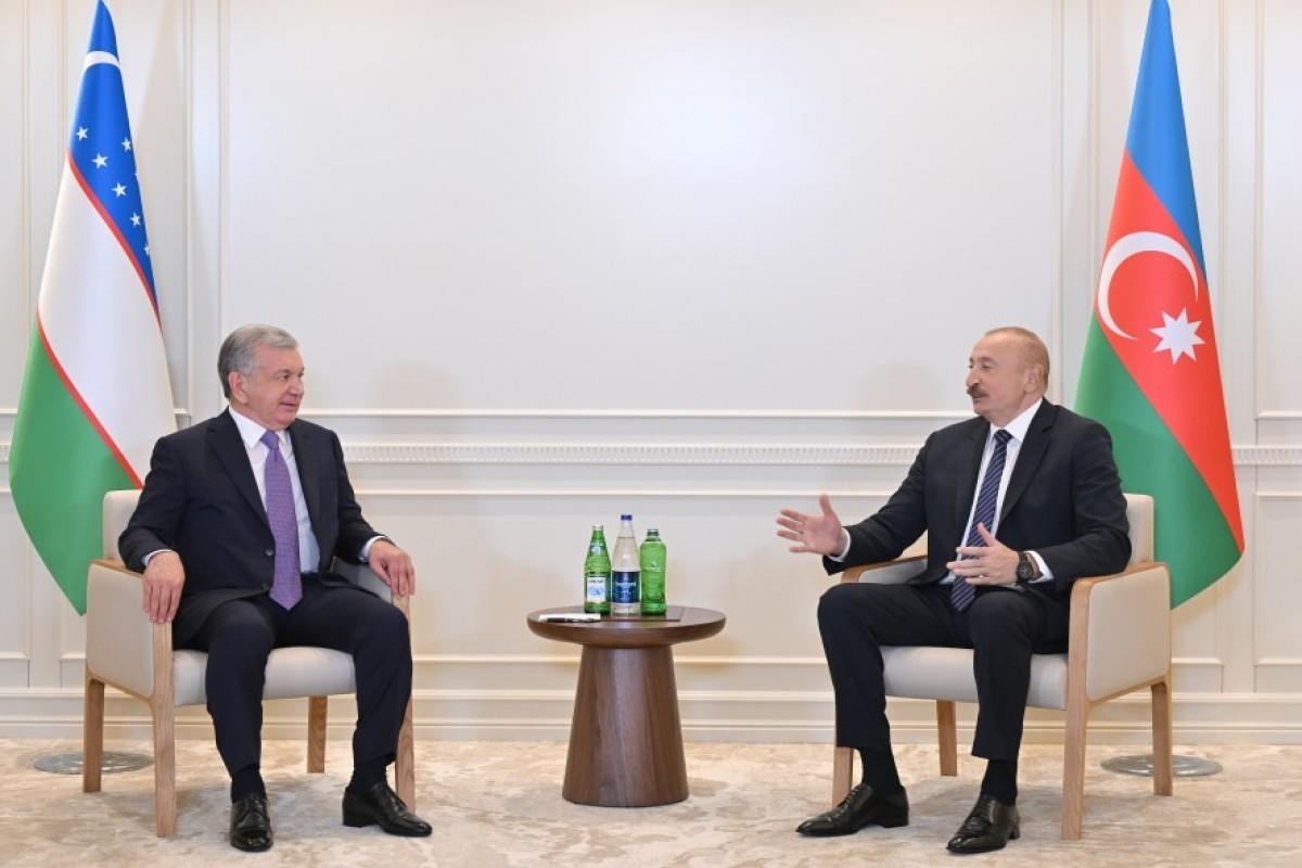 Ильхам Алиев встретился с Президентом Узбекистана