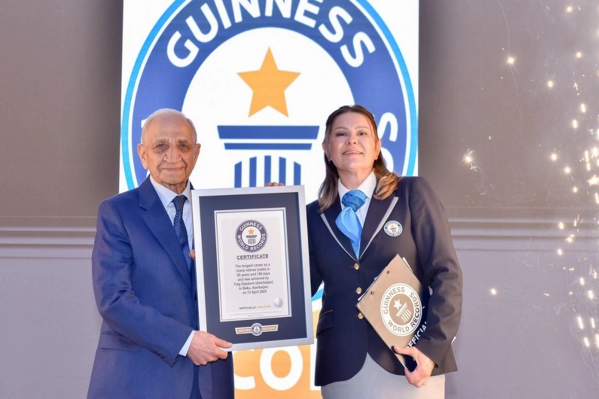 Имя азербайджанского судьи внесено в Книгу рекордов Гиннесса