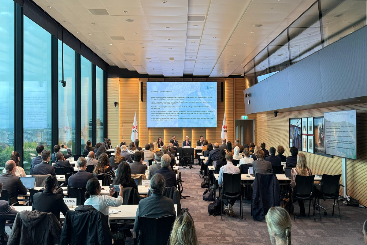 Инициатива СОР29 на тему "Связь климата и мира" получила высокую оценку международного гуманитарного сообщества-ФОТО