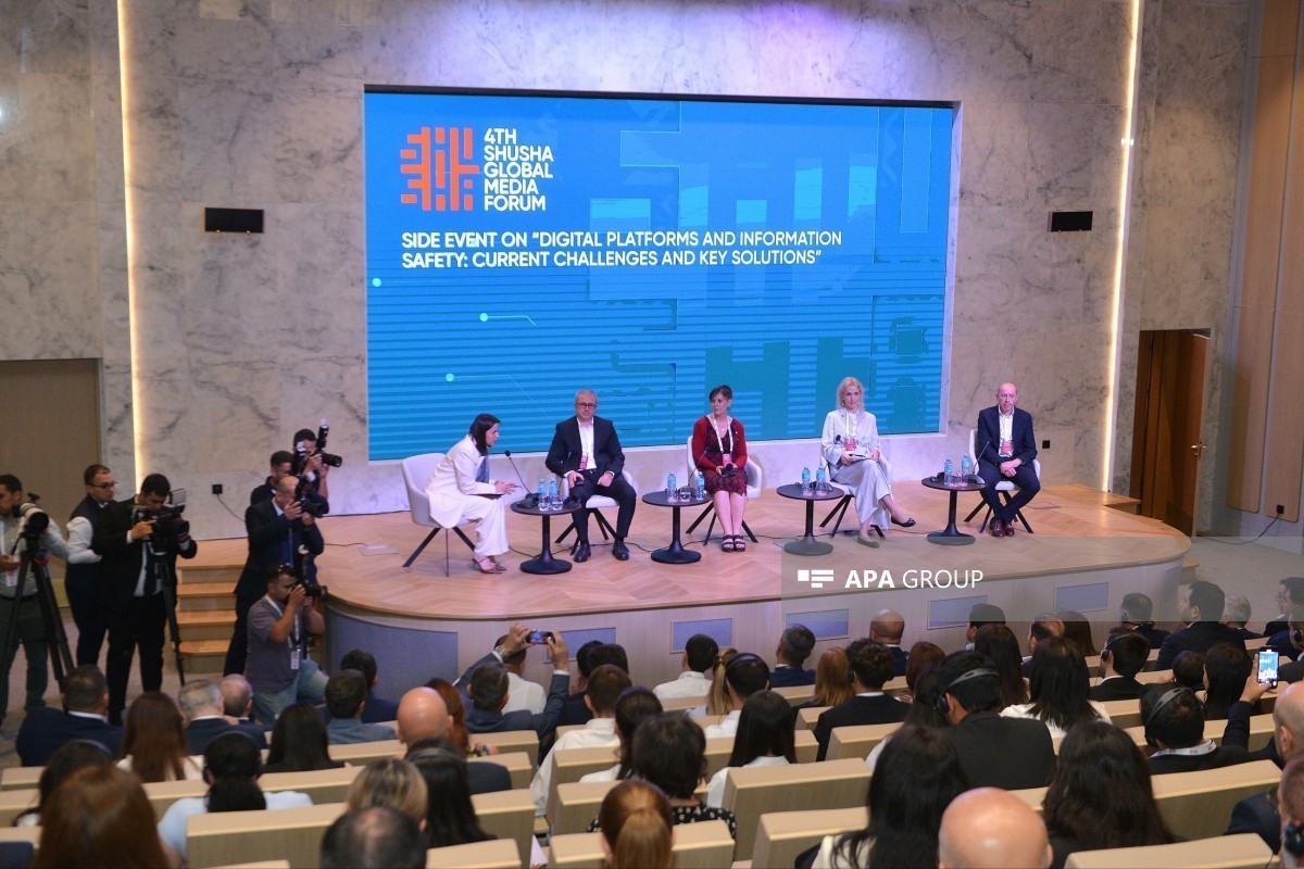 IV Шушинский Глобальный медиафорум: состоялась сессия, посвящённая безопасной информационной среде на цифровых платформах — ФОТО