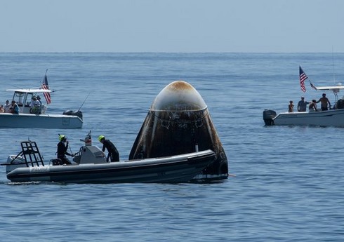 Космический корабль Cargo Dragon успешно приводнился вблизи Калифорнии