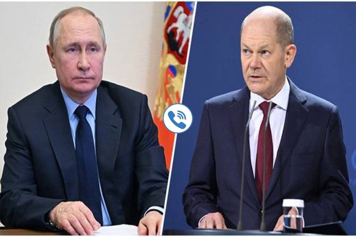 Кремль распространил информацию о телефонном разговоре между Путиным и Шольцем