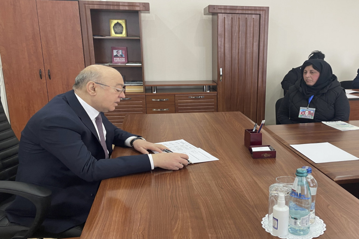 Кямаледдин Гейдаров провел прием граждан в Лянкяране