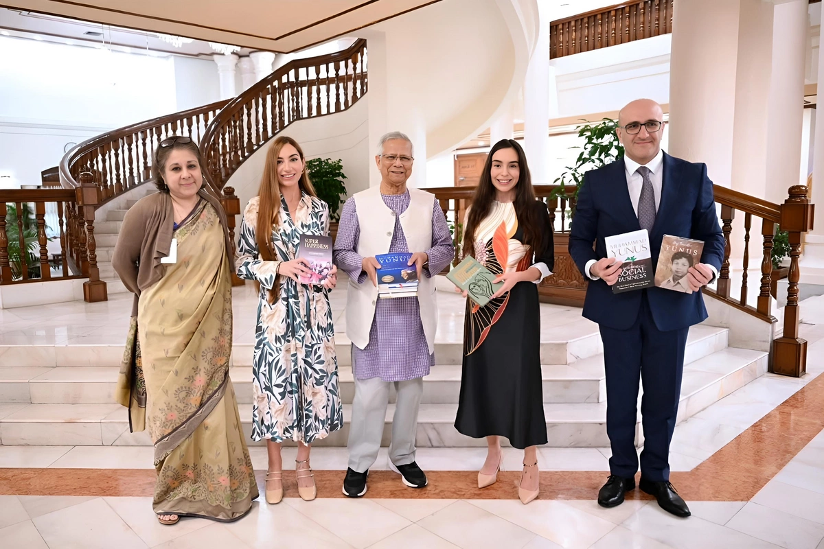 Лейла Алиева и Арзу Алиева встретились с главным советником временного правительства Бангладеш