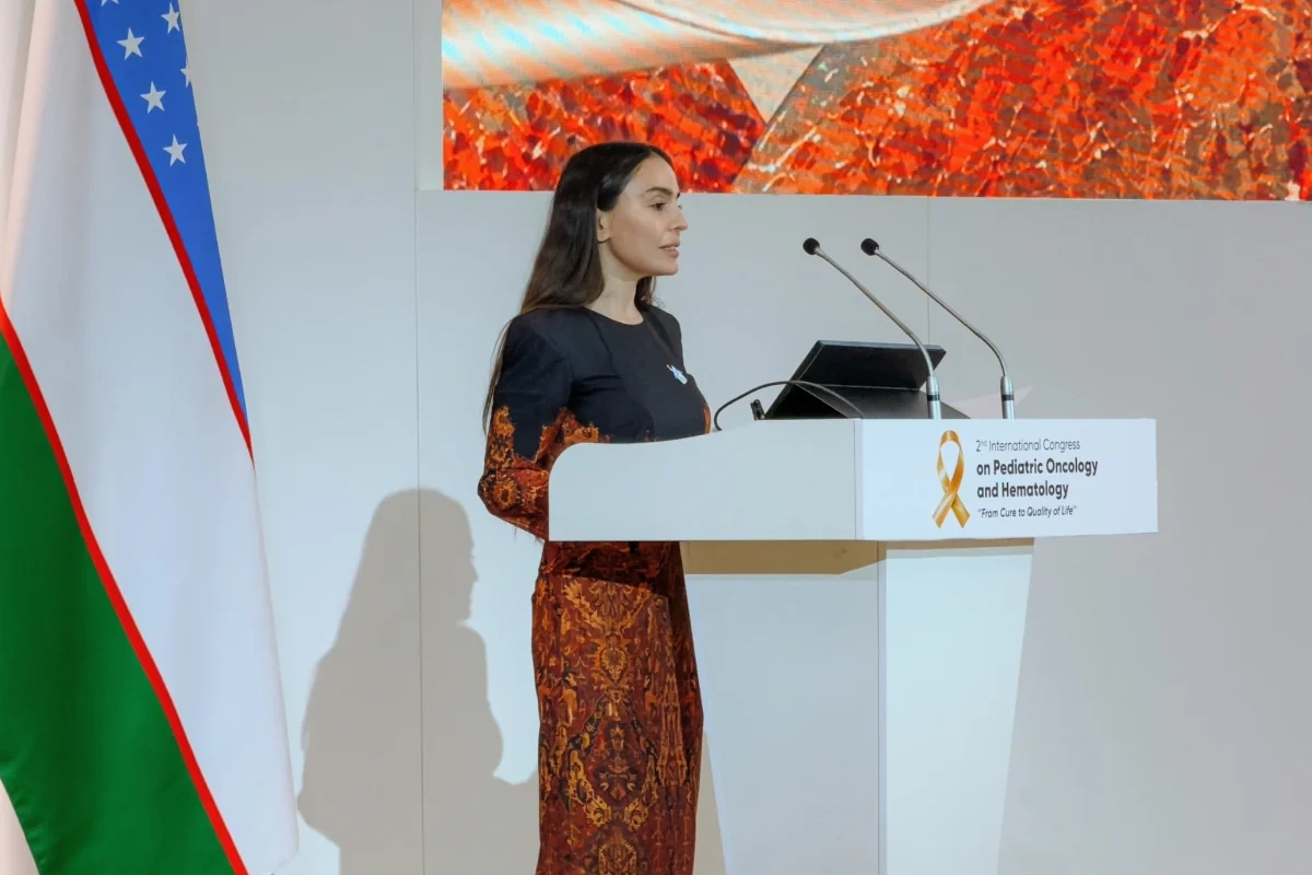 Лейла Алиева поделилась публикацией со Всемирного саммита "Инвестиции в благополучие детей"