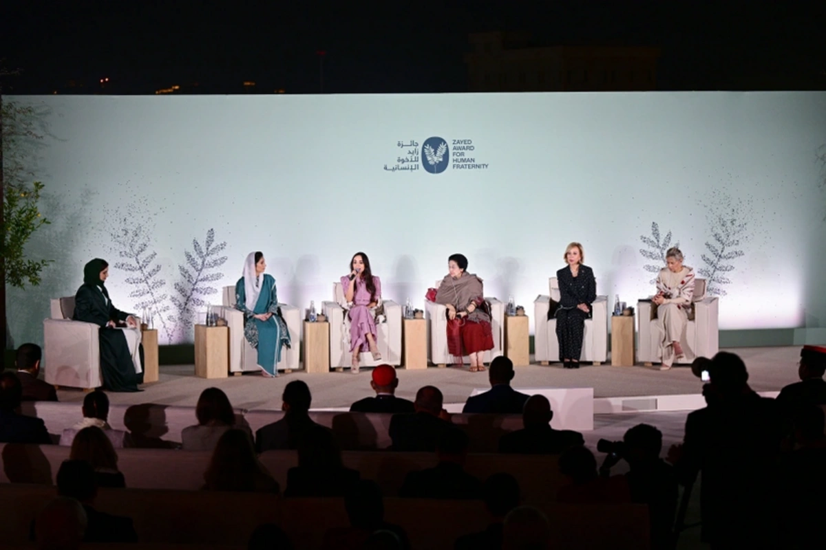 Лейла Алиева приняла участие в мероприятии "Собрание человеческого братства" в Абу-Даби