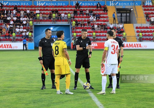 Лига конференций УЕФА: Завершился первый тайм матча "Араз-Нахчыван" - "Арис"