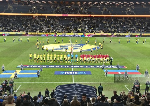 Лига наций УЕФА: Сборная Азербайджана терпит разгромное поражение в матче против Швеции