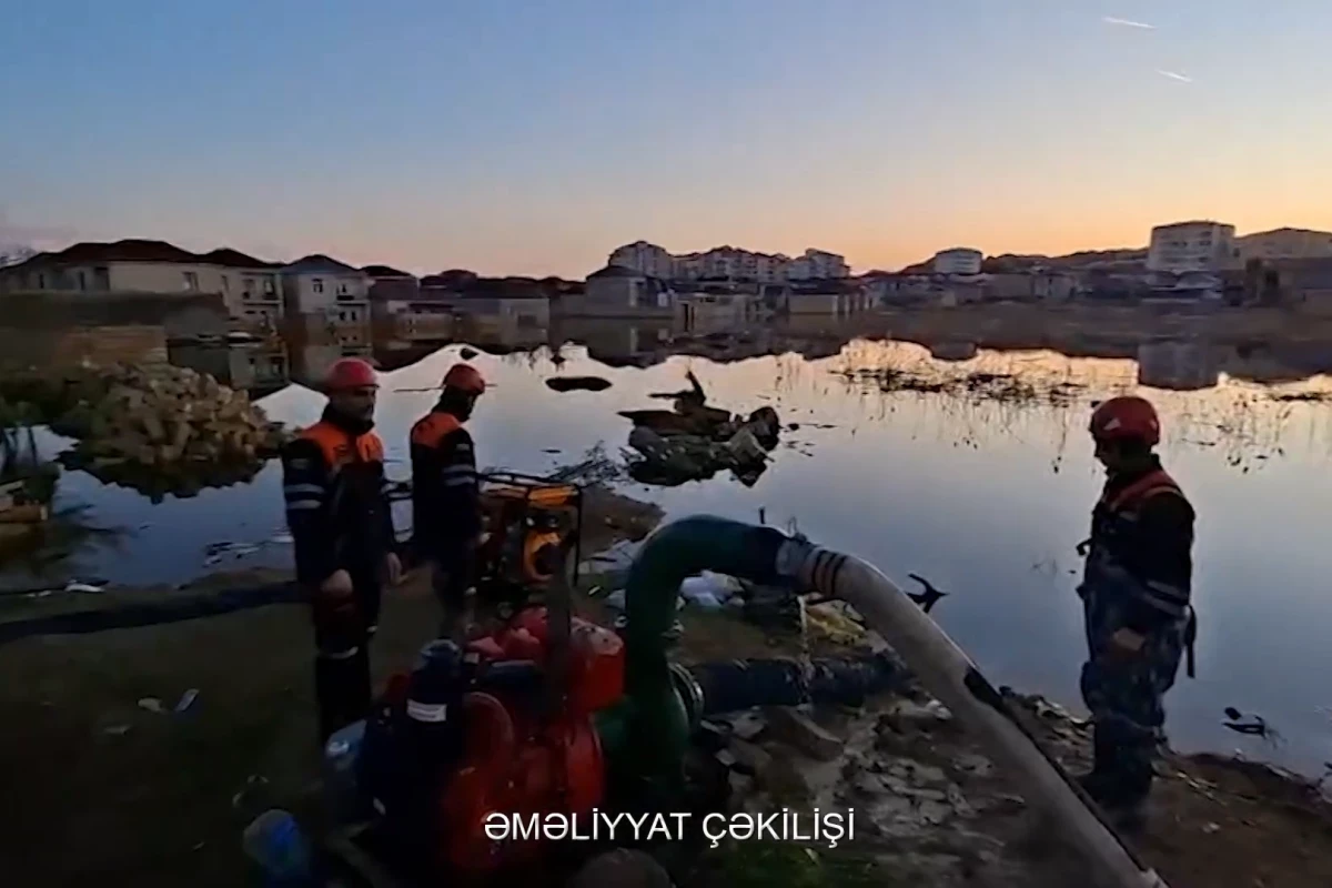 МЧС: Продолжаются меры безопасности и работы по откачке воды в связи с интенсивными дождями-ВИДЕО