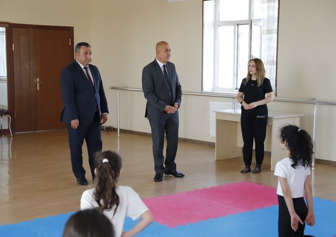 Меджид Сеидов наблюдал за тренировочным процессом гимнасток в Нахчыване