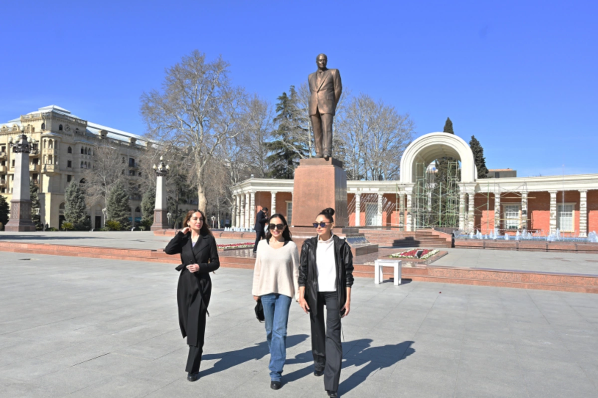 Мехрибан Алиева совершила поездку в город Гянджа