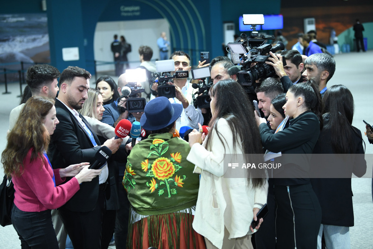 Международные и местные СМИ на COP29-ФОТОЛЕНТА