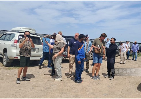 Международные путешественники прибыли в Джебраильский район