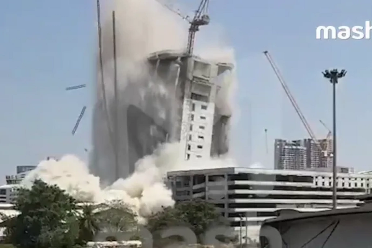 Многоэтажка рухнула во время землетрясения в Бангкоке