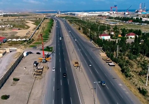 На дороге Баку-Алят-Газах снижается максимальная скорость