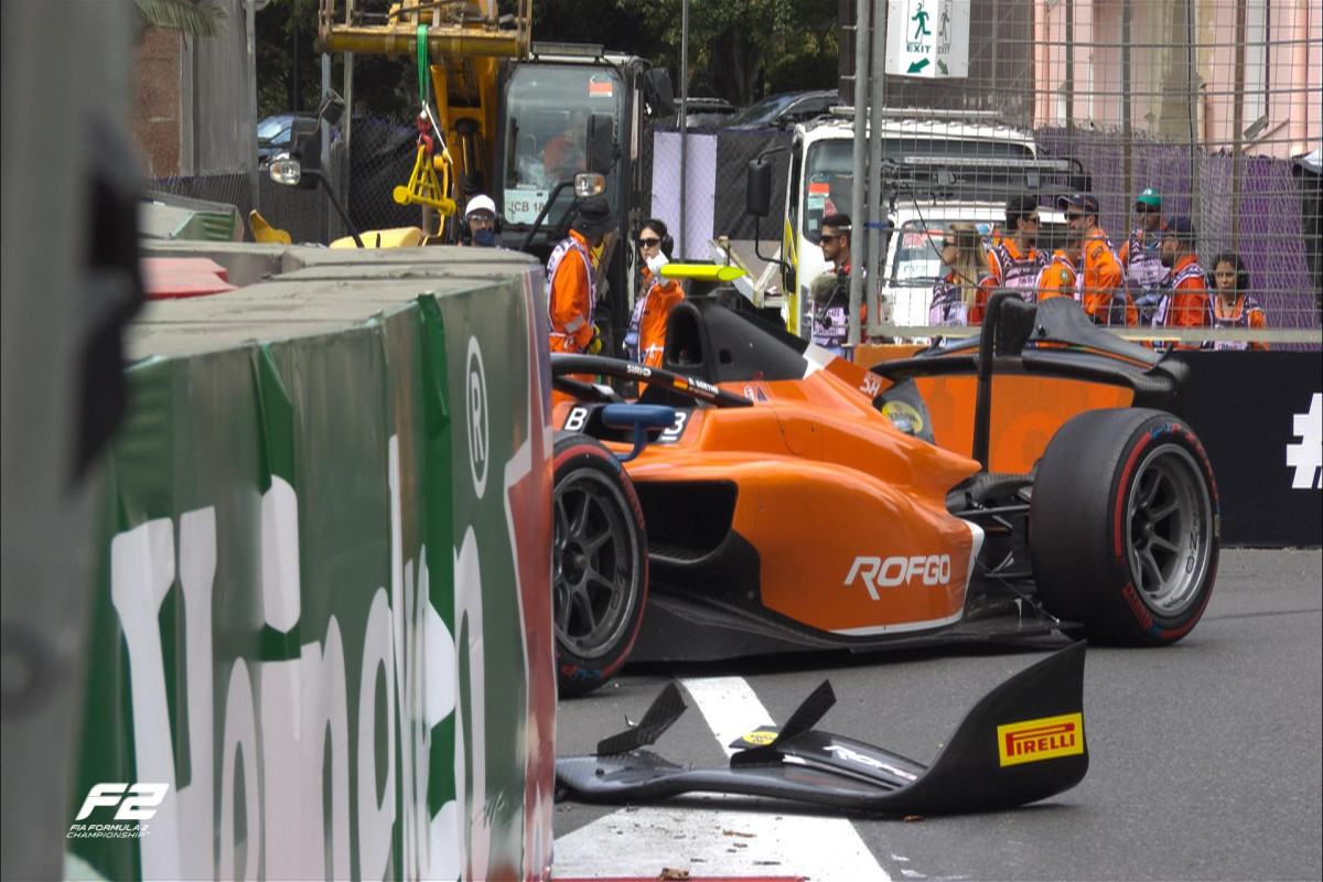 На Гран-При Азербайджана «Формула 2» произошла авария